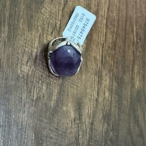 Free People Amethyst Silver Ring